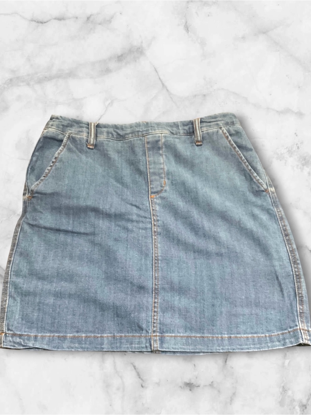 Denim Skort
